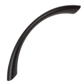 Gliderite 849376058747 5-pack 3-3/4 Inch Center Matte Black Cabinet Loop