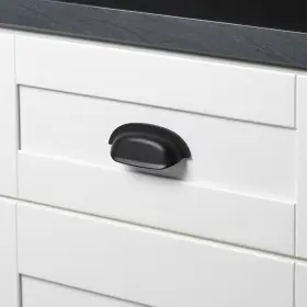 Gliderite 849376058938 5-pack 2-1/2 Inch Center Matte Black Classic #3