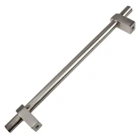 Gliderite 849376059508 5-pack 6-1/4 Inch Center Satin Nickel European #3