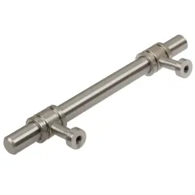 Gliderite 849376060009 5 Pack 3-3/4 Inch Center Satin Nickel Solid Barrel #3