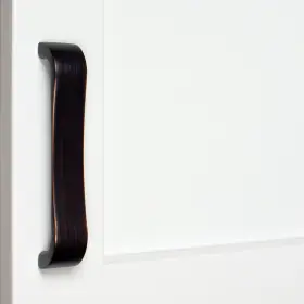 Gliderite 849376060573 4-1/2 Inch Cc Curved Cabinet Handles Rubbed Bronze Oil #3