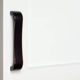 Gliderite 849376060597 4-1/2 Inch Cc Curved Cabinet Handles Rubbed Bronze 25-pk - Oil #3