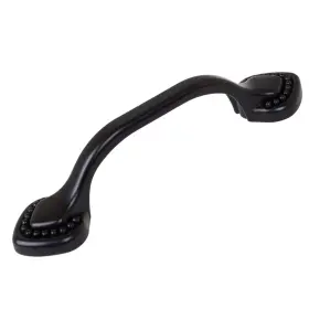 Gliderite 849376060696 5-pack 3 Inch Center Beaded Spade Matte Black #2