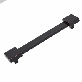 Gliderite 849376060801 5-pack 5 Inch Center Square Edge Rubbed Bronze Oil