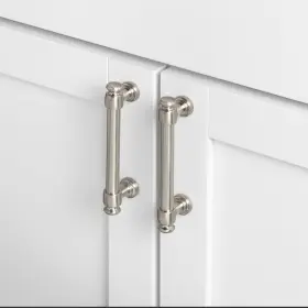 Gliderite 849376060832 5-pack 3-3/4 Inch Cc Classic Satin Nickel Euro Bar #3