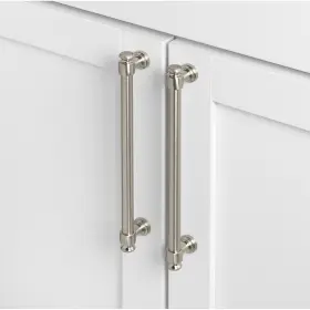 Gliderite 849376060894 5-pack 7-5/8 Inch Cc Classic Satin Nickel Euro Bar #3