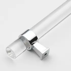Gliderite 849376061037 5-pack 5 Inch Center Clear Acrylic Polished Chrome #2