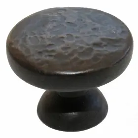 Gliderite 849376061099 5-pack 1-1/8 Inch Rubbed Bronze Round Hammered Oil #2