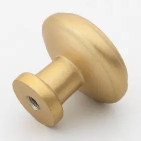 Gliderite 849376061150 5-pack 1-1/8 Inch Satin Gold Round Ring Cabinet #2