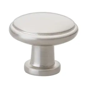 Gliderite 849376061167 5-pack 1-1/8 Inch Satin Nickel Round Ring Cabinet