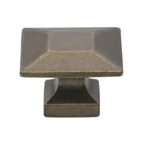 Gliderite 849376061181 5-pack 1-3/8 Inch Antique Modern Square Cabinet
