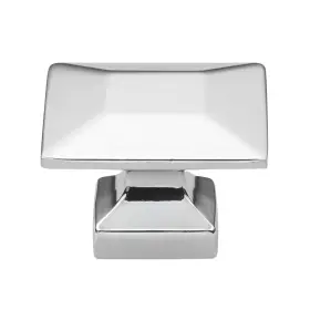 Gliderite 849376061211 5-pack 1-3/8 Inch Polished Chrome Modern Square