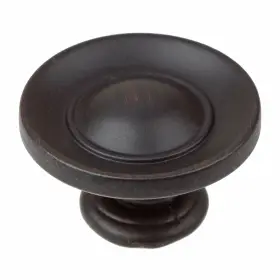 Gliderite 849376061259 5-pack 1 Inch Oil Rubbed Bronze Round Ring Cabinet