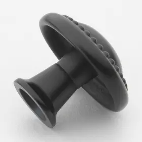 Gliderite 849376061310 5-pack 1-1/4 Inch Matte Black Round Beaded Cabinet #2