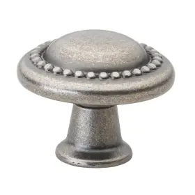 Gliderite 849376061341 5-pack 1-1/4 Inch Weathered Nickel Round Beaded