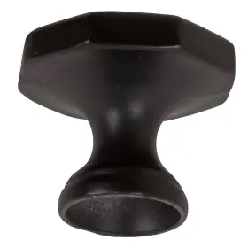 Gliderite 849376061419 5-pack 1-1/8 Inch Matte Black Octagon Cabinet Knobs #3