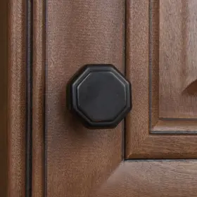 Gliderite 849376061426 5-pack 1-1/8 Inch Oil Rubbed Bronze Octagon Cabinet #3