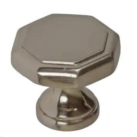 Gliderite 849376061433 5-pack 1-1/8 Inch Satin Nickel Octagon Cabinet #2