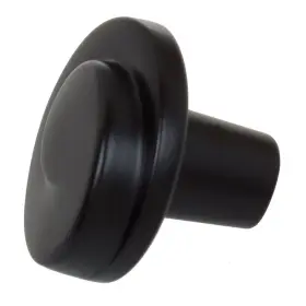 Gliderite 849376061525 5-pack 1-1/8 Inch Matte Black Swirl Wave Cabinet #3