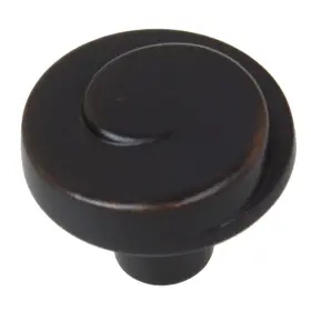 Gliderite 849376061532 5-pack 1-1/8 Inch Oil Rubbed Bronze Swirl Wave #2
