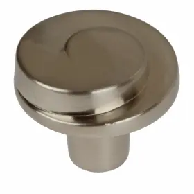 Gliderite 849376061549 5-pack 1-1/8 Inch Satin Nickel Swirl Wave Cabinet