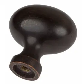 Gliderite 849376061662 5-pack 1-1/8 Inch Oil Rubbed Bronze Oval Cabinet #3