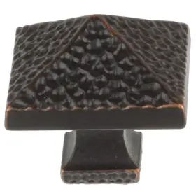 Gliderite 849376061723 5-pack 1-1/8 Inch Oil Rubbed Bronze Rustic Hammered