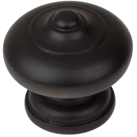 Gliderite 849376061747 5-pack 1-1/2 Inch Matte Black Round Mushroom #2