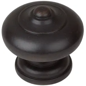 Gliderite 849376061754 5-pack 1-1/2 Inch Oil Rubbed Bronze Round Mushroom