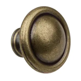 Gliderite 849376061785 5-pack 1-1/8 Inch Antique Round Ring Cabinet Knobs #3