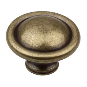 Gliderite 849376061785 5-pack 1-1/8 Inch Antique Round Ring Cabinet Knobs