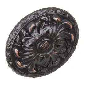 Gliderite 849376061822 5-pack 2 Inch Oil Rubbed Bronze Ornate Oval Cabinet