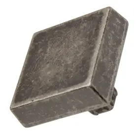 Gliderite 849376061877 5-pack 1-1/8 Inch Weathered Nickel Square Cabinet #2