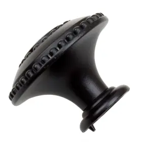 Gliderite 849376061891 5-pack 1-3/8 Inch Matte Black Round Beaded Ring #3