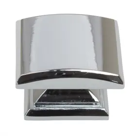 Gliderite 849376061945 5-pack 1-1/4 Inch Polished Chrome Convex Square