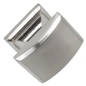 Gliderite 849376061952 5-pack 1-1/4 Inch Satin Nickel Convex Square #3