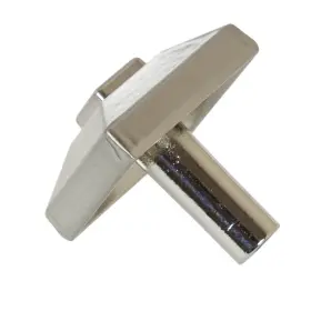 Gliderite 849376062089 5-pack 7/8 Inch Satin Nickel Square Pyramid Cabinet #3