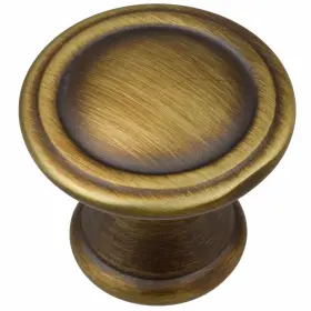 Gliderite 849376062096 5-pack 1 Inch Antique Reeded Round Cabinet Knobs