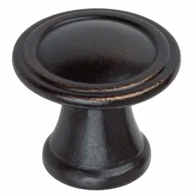 Gliderite 849376062102 5-pack 1 Inch Oil Rubbed Bronze Reeded Round #2