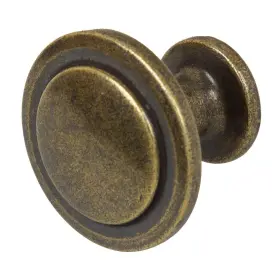 Gliderite 849376062195 5-pack 1-1/4 Inch Antique Round Ring Cabinet Knobs #3
