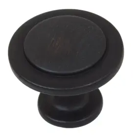 Gliderite 849376062218 5-pack 1-1/4 Inch Oil Rubbed Bronze Round Ring
