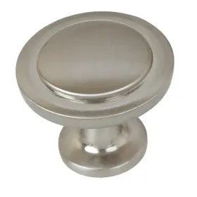 Gliderite 849376062249 5-pack 1-1/4 Inch Satin Nickel Round Ring Cabinet Knobs - #2
