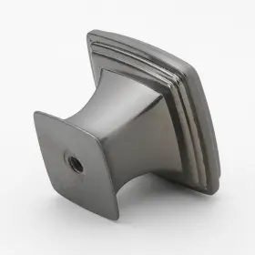 Gliderite 849376062287 5-pack 1-1/4 Inch Satin Pewter Square Deco Cabinet #2