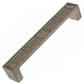 Gliderite 849376062454 5-pk 5 Inch Cc Satin Nickel Rectangle Craftsman