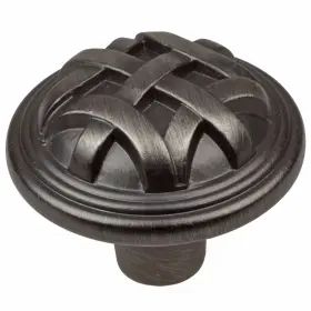 Gliderite 849376062478 5-pack 1-1/4 Inch Satin Pewter Round Braided