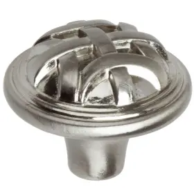 Gliderite 849376062485 5-pack 1-1/4 Inch Satin Nickel Round Braided