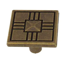 Gliderite 849376062492 5-pack 1-1/4 Inch Antique Craftsman Cabinet Knobs #2 Gliderite 849376062492 5-pack 1-1/4 Inch Antique Craftsman Cabinet Knobs #2