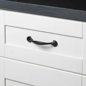 Gliderite 849376062584 5-pack 3 Inch Center Matte Black Arch Cabinet Pulls #3