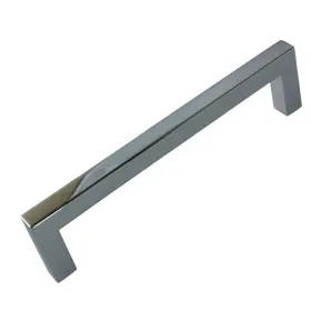 Gliderite 849376062720 5-pack 5 Inch Center Polished Chrome Square Cabinet