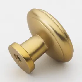 Gliderite 849376062812 1-1/8 Inch Gold Round Ring Cabinet Knobs 10-pack #2